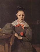Jean Baptiste Camille  Corot Portrait de Mademoiselle Octavie Sennegon (mk11) USA oil painting reproduction